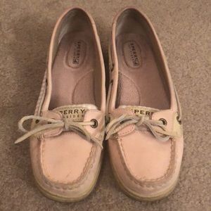 Sperry Angelfish Pink Seersucker